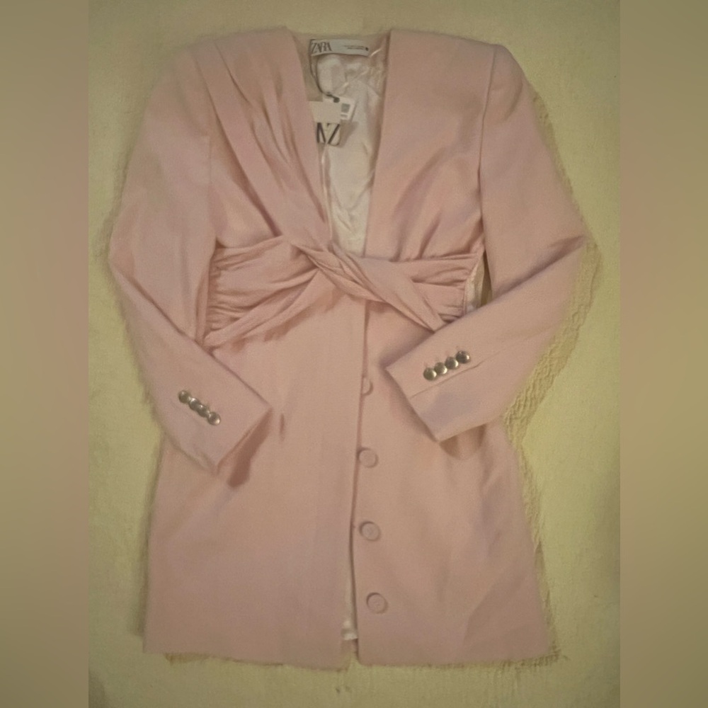 NEW Zara Pink Blazer Dress